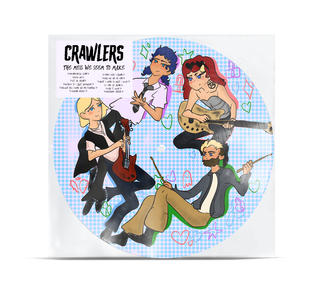 The Mess We Seem To Make Cartoon Cassette Collection, Exclusive Picture Disc + Signed Art Card
